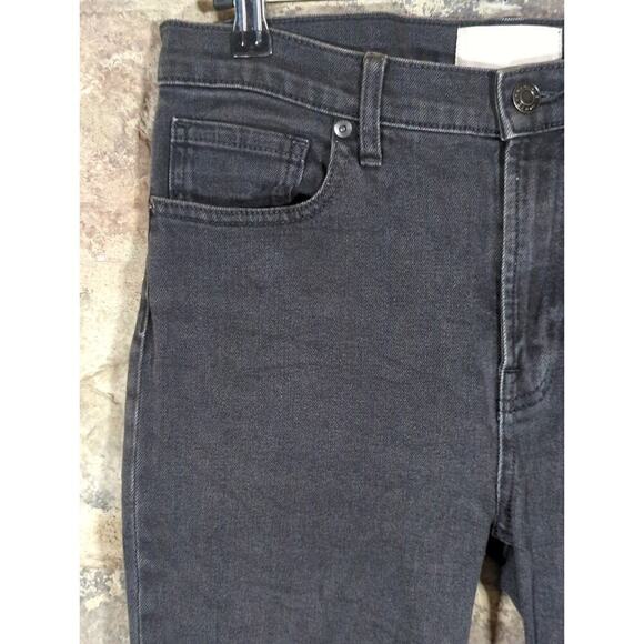 Everlane Jeans Woman's 29 The Hi Rise Washed Black‎ Ankle Basic Casual Stretch - Picture 5 of 13